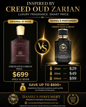 Inspired by Creed Oud Zarian: The Art of Oud, Elevated - Daniel’s Perfumery & lifestyle