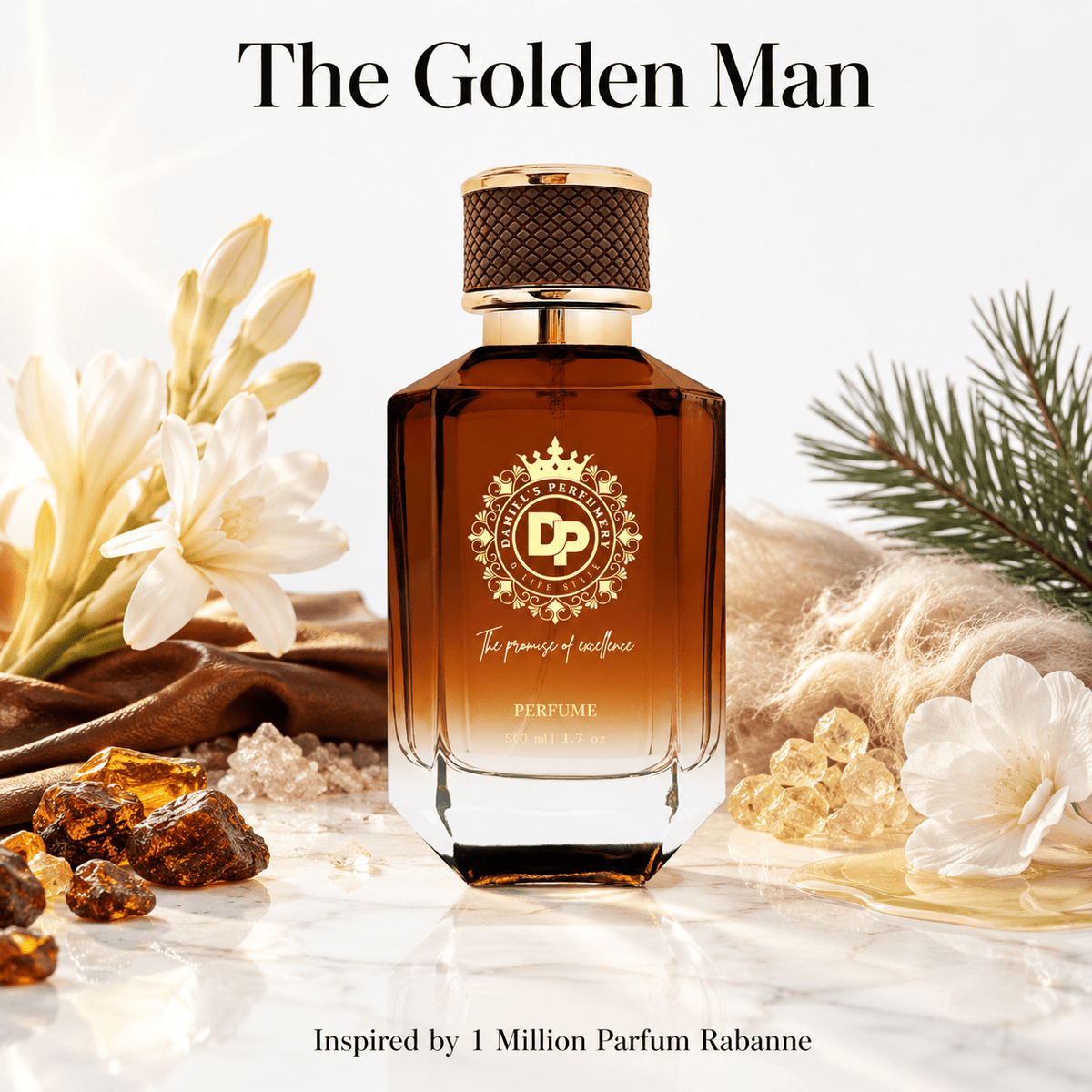 The Golden Man - Inspired by 1 Million Parfum Rabanne - Daniel’s Perfumery & lifestyle