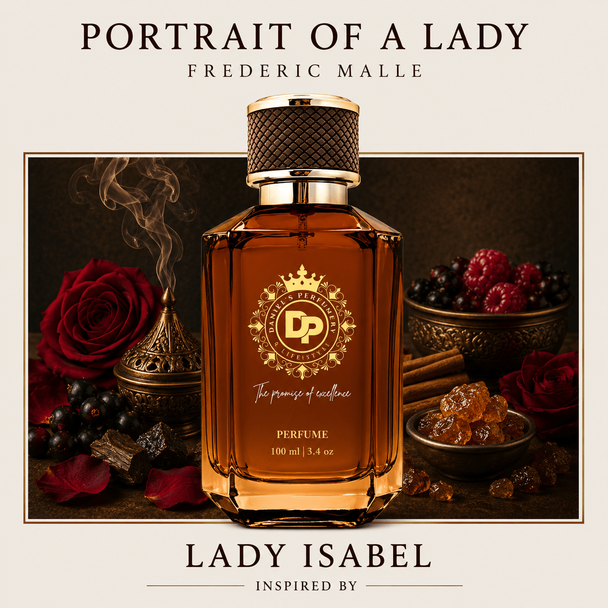 Inspired by Portrait of a Lady Frederic Malle | Daniel's Perfumery Australia