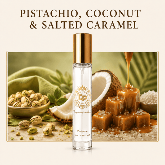 PISTACHIO, COCONUT & SALTED CARAMEL - Daniel’s Perfumery & lifestyle