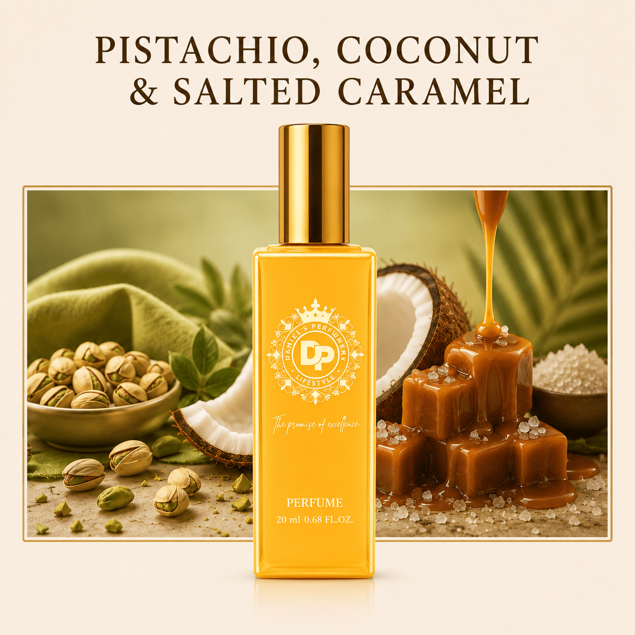 PISTACHIO, COCONUT & SALTED CARAMEL - Daniel’s Perfumery & lifestyle