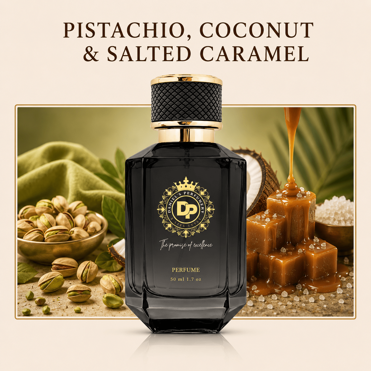 PISTACHIO, COCONUT & SALTED CARAMEL - Daniel’s Perfumery & lifestyle