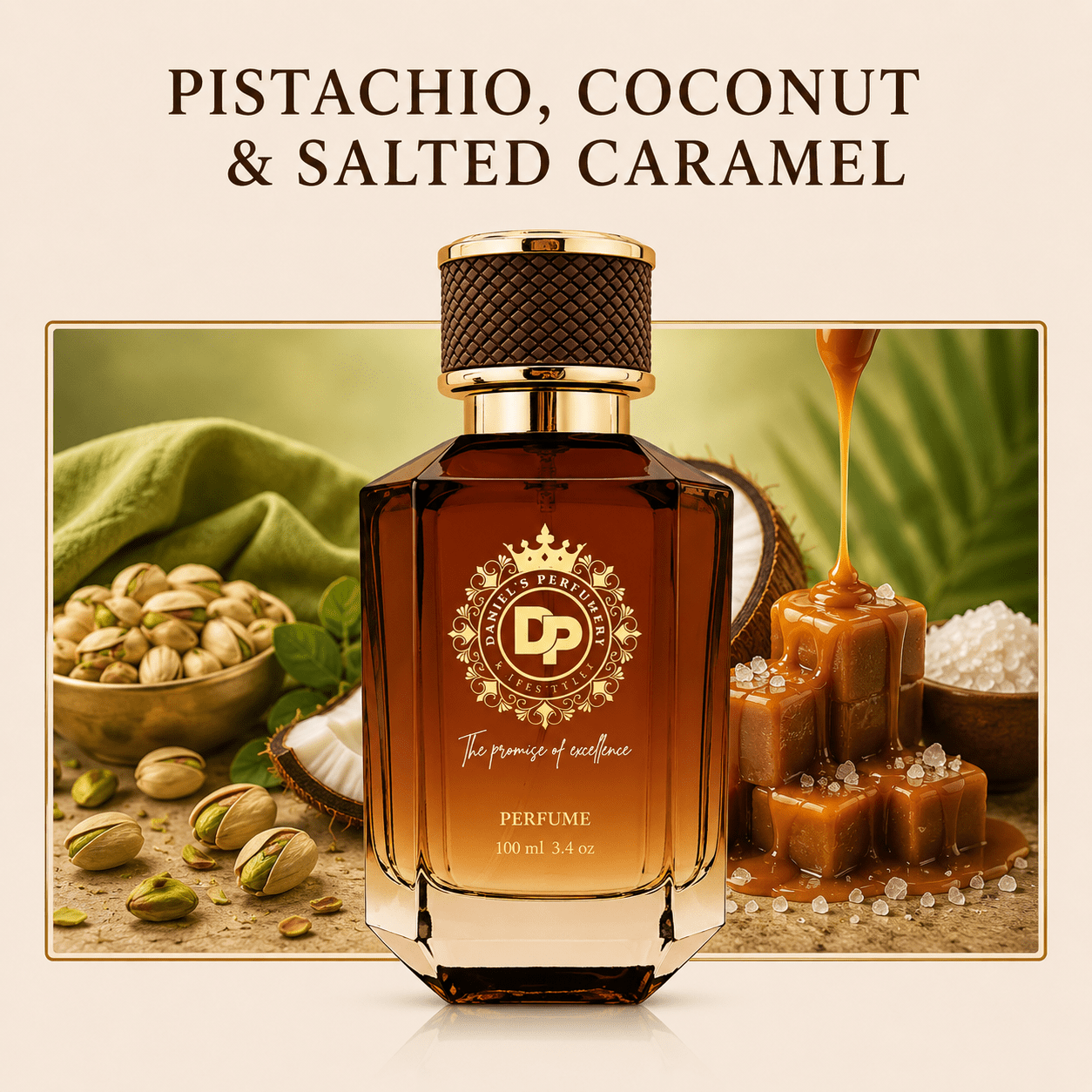 PISTACHIO, COCONUT & SALTED CARAMEL - Daniel’s Perfumery & lifestyle