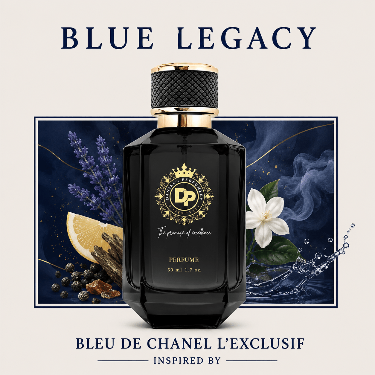 Inspired by Bleu de Chanel L'Exclusif - Blue Legacy - Daniel's Perfumery Australia
