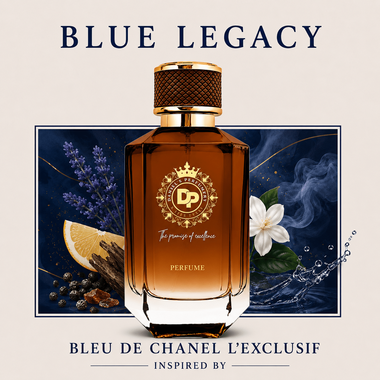 Inspired by Bleu de Chanel L'Exclusif - Blue Legacy - Daniel's Perfumery Australia