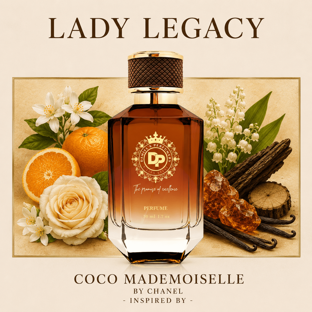 Inspired by COCO Mademoiselle by Chanel - LADY LEGACY - Daniel’s Perfumery & lifestyle