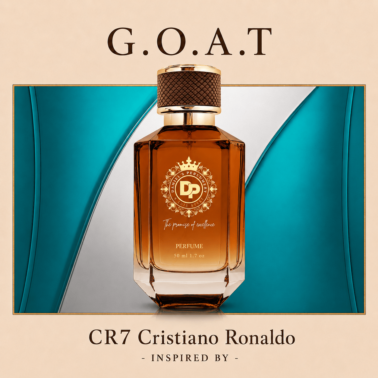Inspired by CR7 Cristiano Ronaldo - G.O.A.T - Daniel’s Perfumery & lifestyle