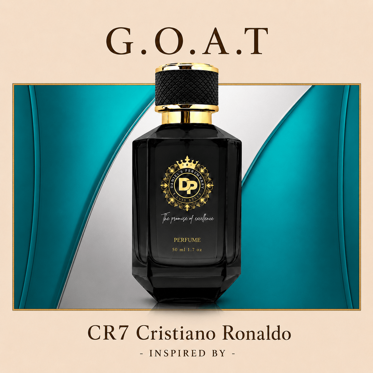 Inspired by CR7 Cristiano Ronaldo - G.O.A.T - Daniel’s Perfumery & lifestyle