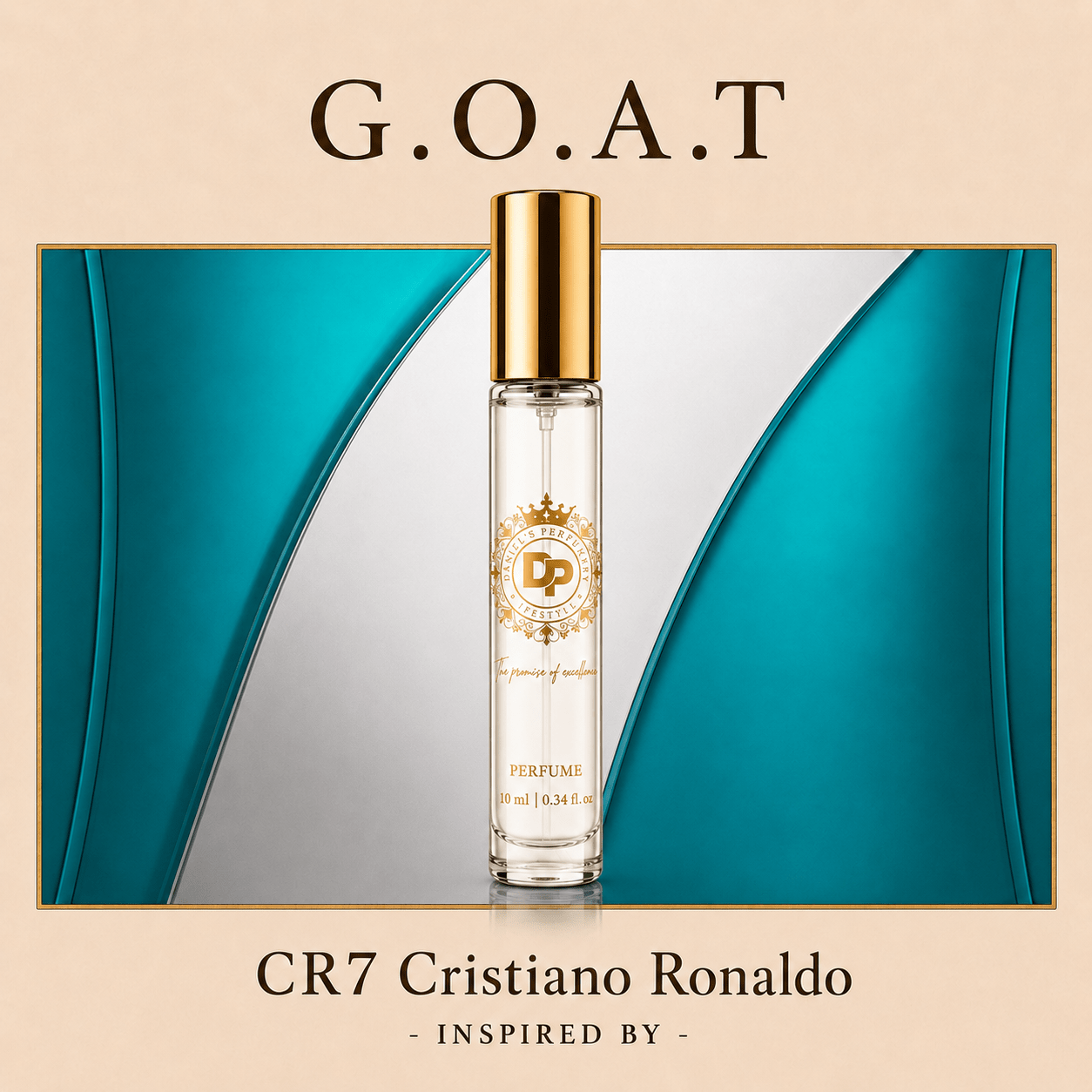Inspired by CR7 Cristiano Ronaldo - G.O.A.T - Daniel’s Perfumery & lifestyle