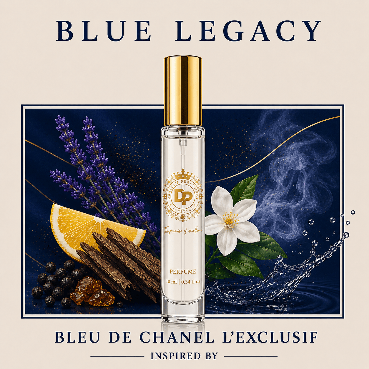 Inspired by Bleu de Chanel L'Exclusif - Blue Legacy - Daniel's Perfumery Australia