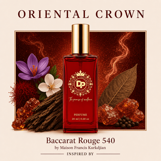 Inspired by Baccarat Rouge 540 by Maison Francis Kurkdjian - ORIENTAL CROWN - Daniel’s Perfumery & lifestyle