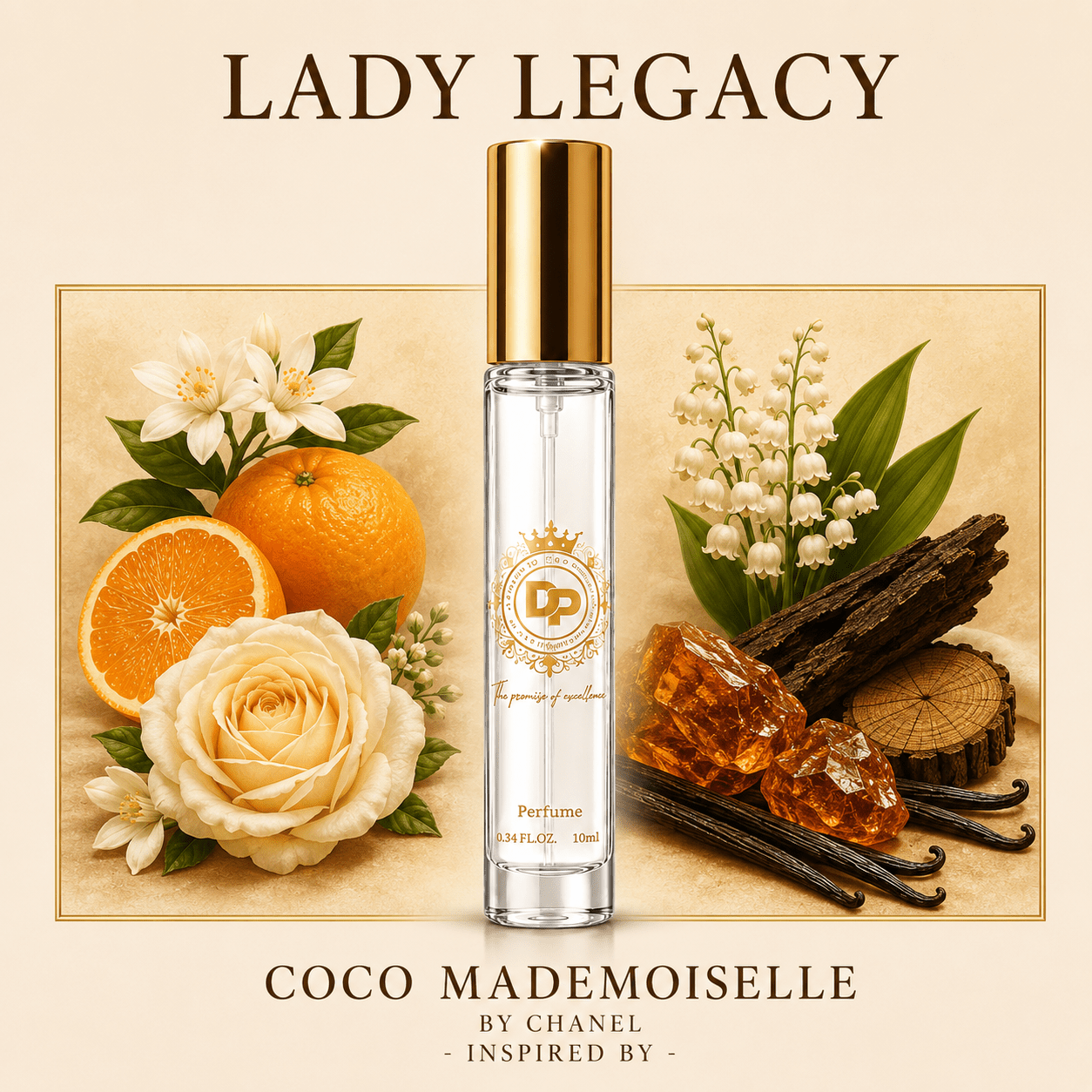 Inspired by COCO Mademoiselle by Chanel - LADY LEGACY - Daniel’s Perfumery & lifestyle