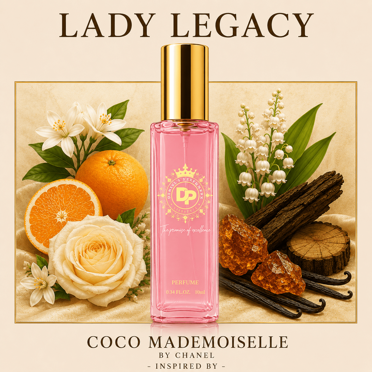 Inspired by COCO Mademoiselle by Chanel - LADY LEGACY - Daniel’s Perfumery & lifestyle
