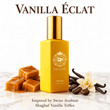 Inspired by Swiss Arabian Shaghaf Vanilla Toffee - VANILLA ECLAT - Daniel’s Perfumery & lifestyle